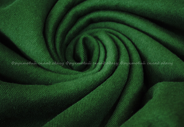 Темно-зелёный мужской  классический свитер 
