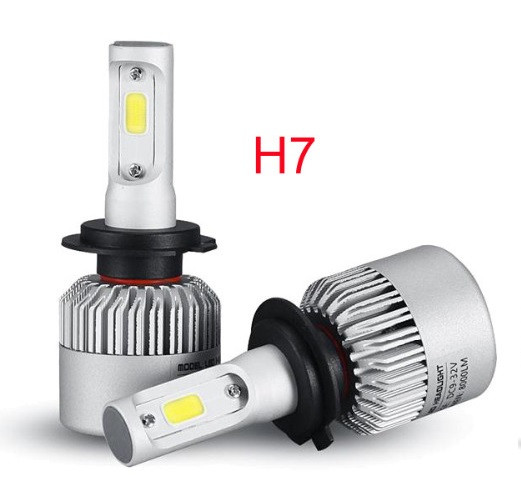 

Светодиодные автолампы H7 LED головного света Epistar COB 8000Lm 36Watt