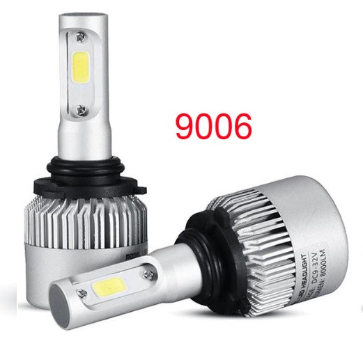 

Светодиодные LED лампы головного света 9006 HB4 Epistar COB 8000Lm 36Watt