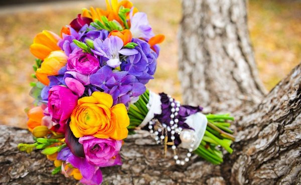Оформление свадьбы цветами