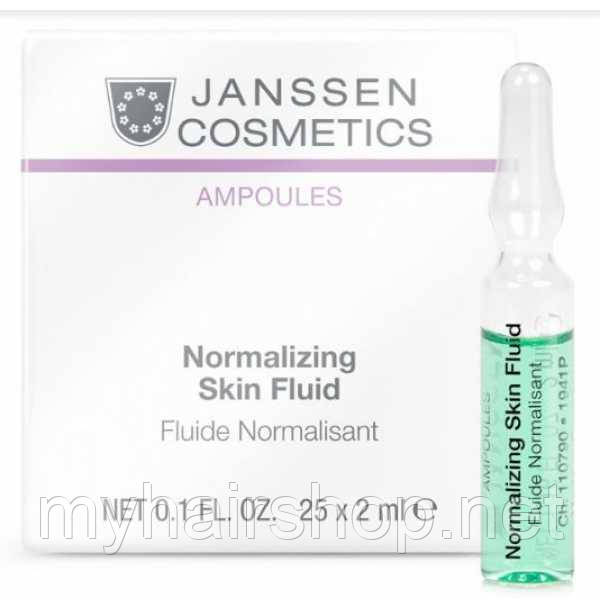 

Нормализирующая сыворотка для жирной и комбинированной кожи JANSSEN Ampoules Normalizing Fluid 25*2мл