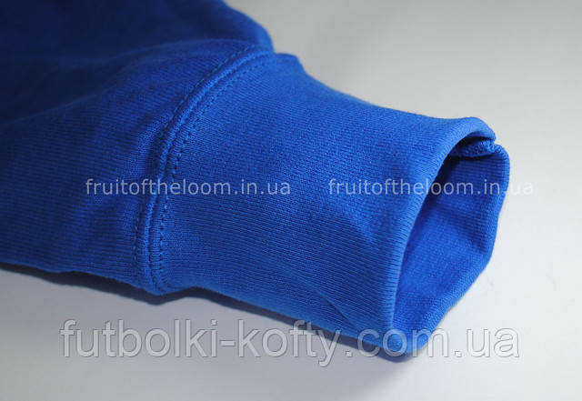 Ярко-синий мужской  лёгкий свитер 