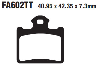 

EBC FA602TT - Тормозные колодки