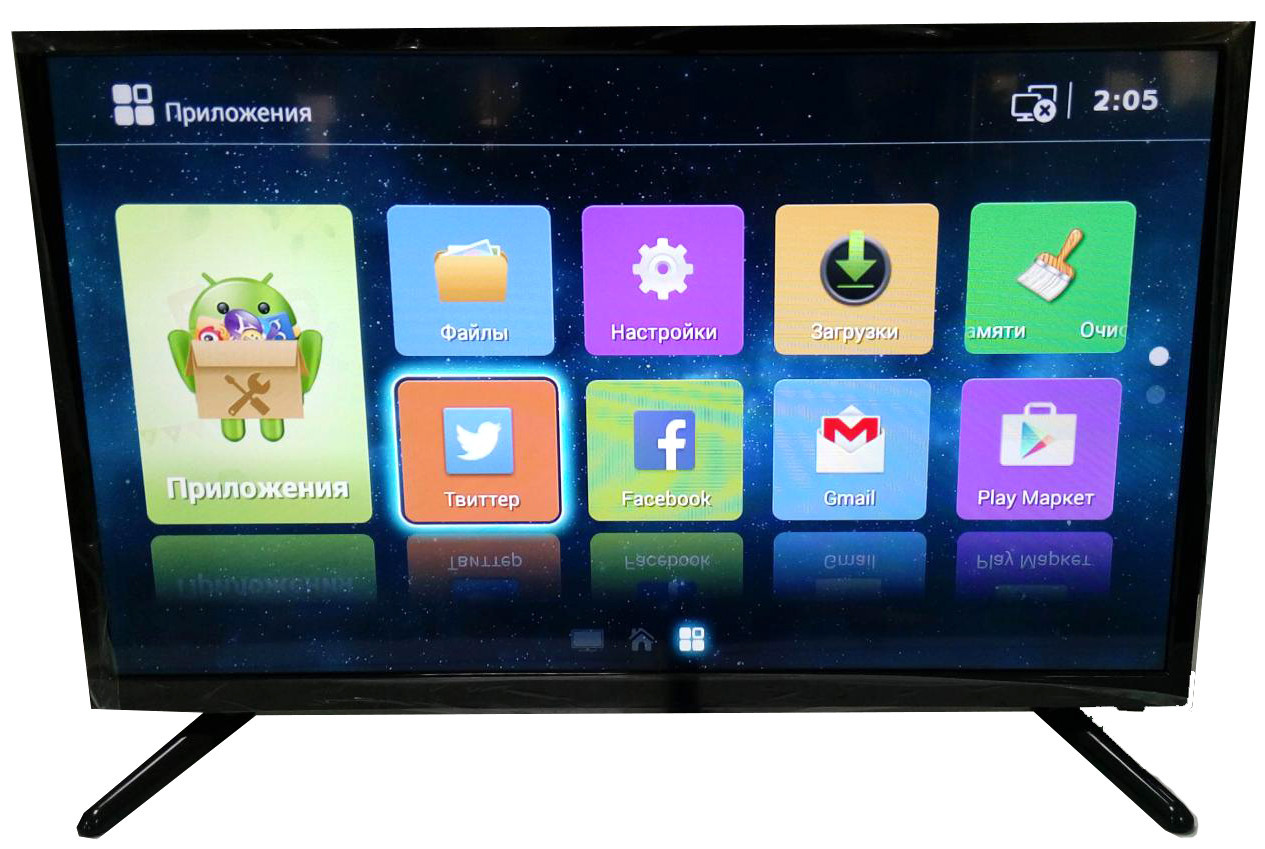 Телевизор LED backlight tv L 56" Smart TV  WiFi, T2, USB/SD, HDMI, VGA, Android
