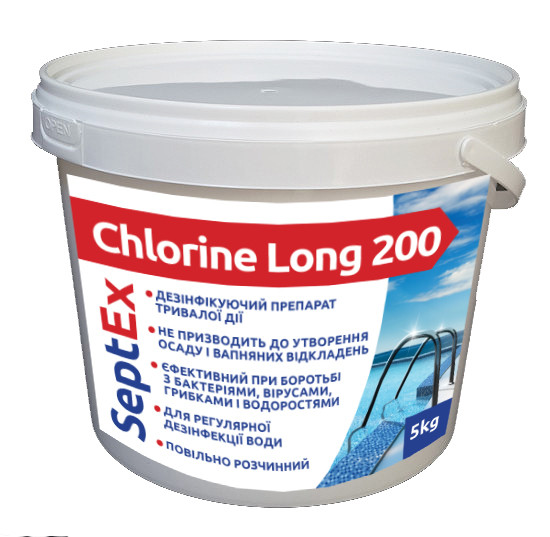 

Длительный хлор Chlorine Long 200, таб, 1кг