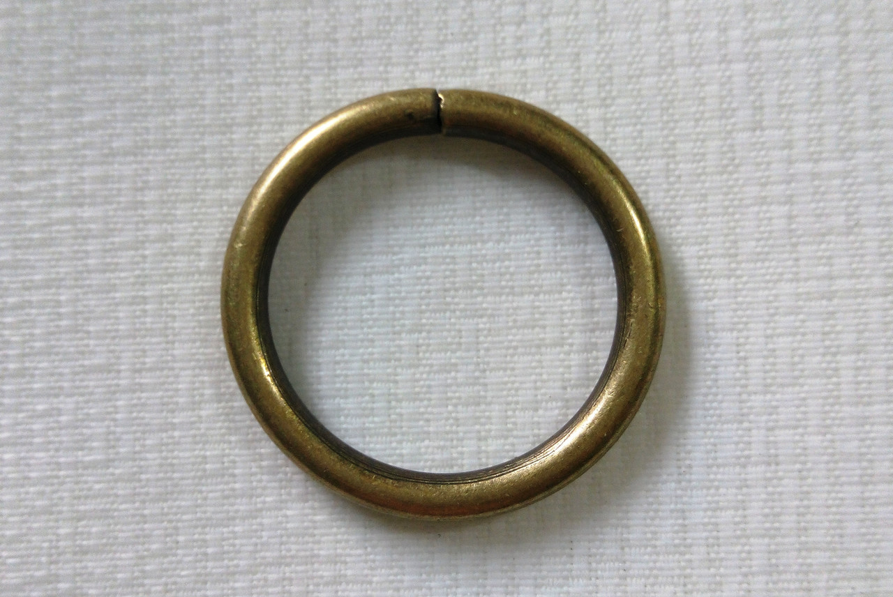 Кольцо обычное д. 16 мм, антик