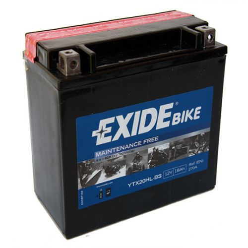 

EXIDE YTX20HL-BS АКБ 18 А/ч, 270 А, 175х87х155 мм