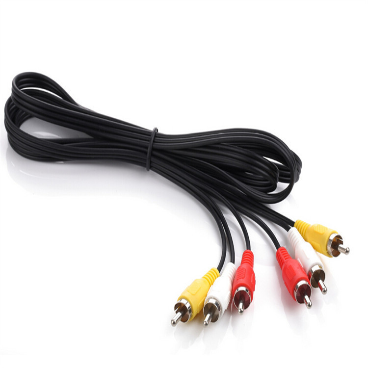  AV (тюльпан) композитный аудио-видео кабель 3 RCA: продажа, цена .