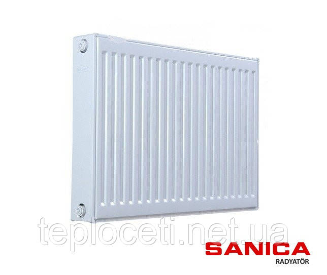 

Стальной радиатор отопления Sanica 22 тип 500х2200 (4244 Вт), Белый