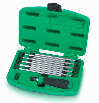 

Набор отверток 20 в 1 (PH/PZ/SL/Hex/Torx) Toptul GAAI2101 (Тайвань)