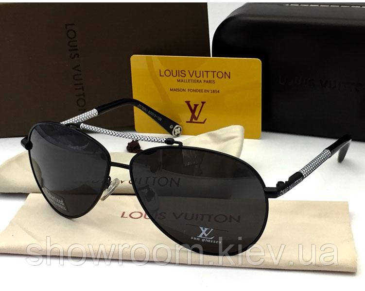 

Солнцезащитные очки в стиле Louis Vuitton (0769) black, Черный