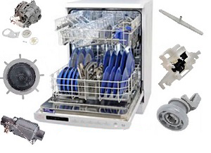 Купить комплектующие запчасти для посудомоечных машин Bosch, Indesit, Beko,  Ariston по лучшей цене