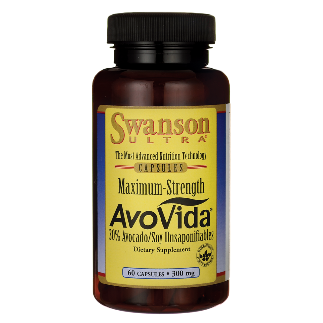 

Maximum-Strength AvoVida, Swanson, 300 мг, 60 капсул