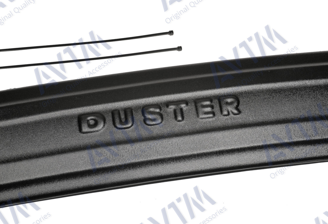 

Зимняя накладка на решетку радиатора (матовая) Renault Duster 2010- (рено дастер), Черный