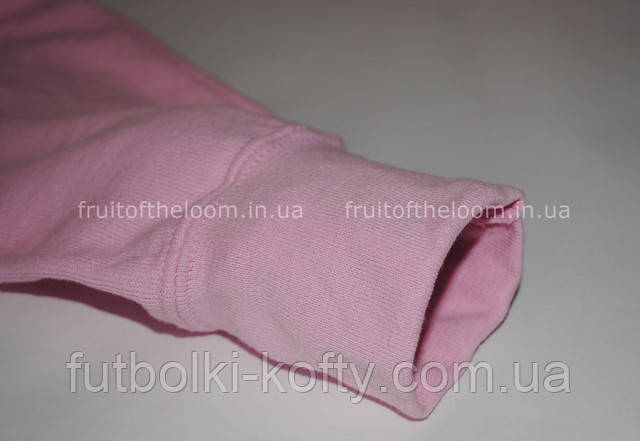 Светло-розовая женская классическая толстовка с капюшоном