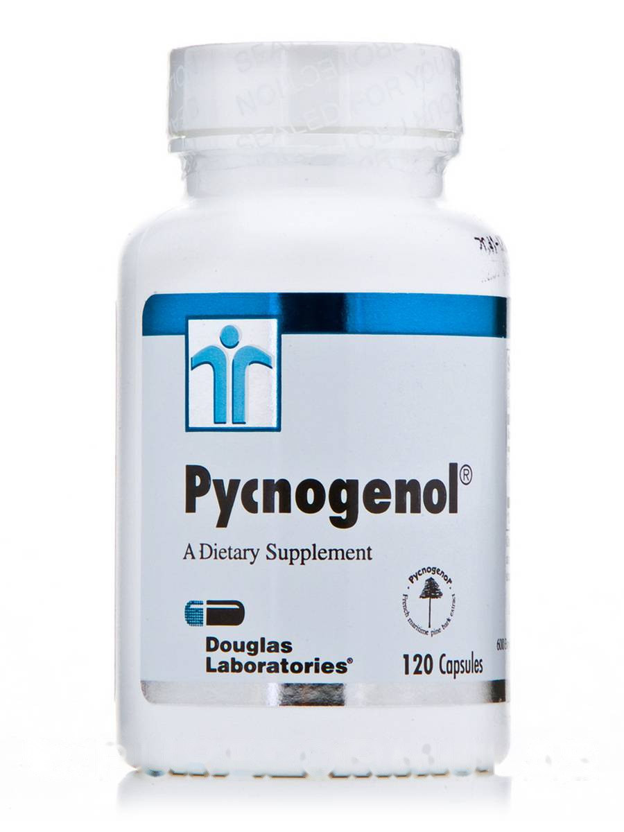 

Пикногенол, Pycnogenol, Douglas Laboratories, 120 капсул