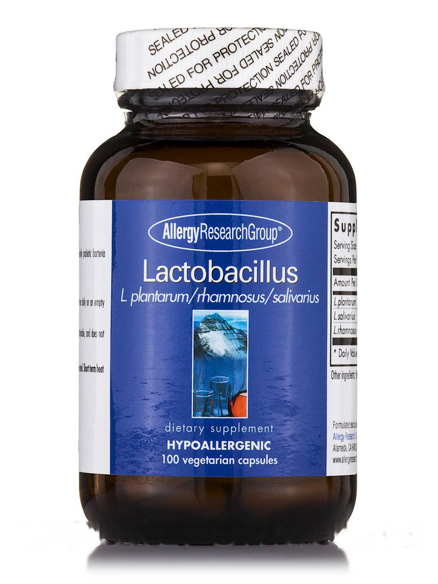 

Lactobacillus plantarum/rhamnosus/salivarius, 100 Vegetarian Capsules