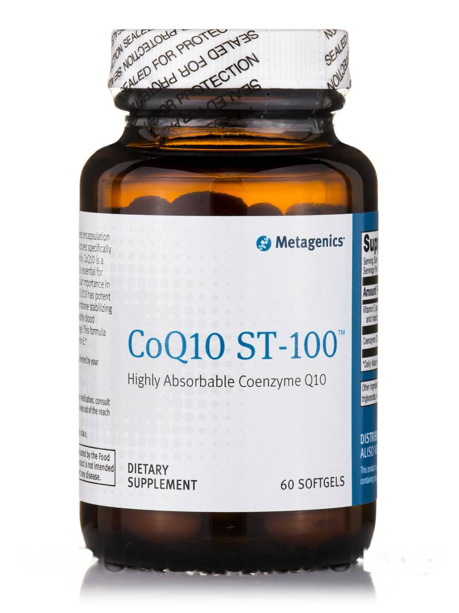 

Коэнзим Q10 СТ-100, CoQ10 ST-100, Metagenics, 60 Мягких Гелей