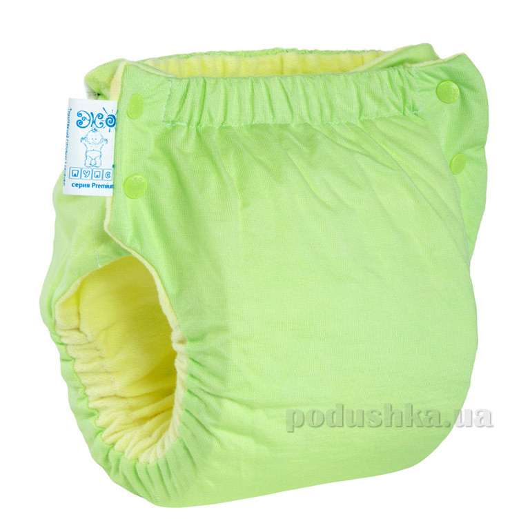 

Подгузник трикотажный ЭКОПУПС Easy Size Premium зеленый 50-74 (вес 5-9 кг)