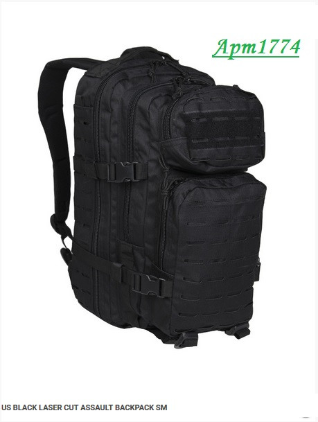 

Рюкзак MIL-TEC ASSAULT BACKPACK 20л 14002602 черный перфорация