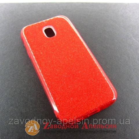 

Samsung J3 2017 J330 чехол Shining блестки red