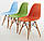 Обідній стілець AC-016W (Eames Chair)темно-зелений пластик, фото 8