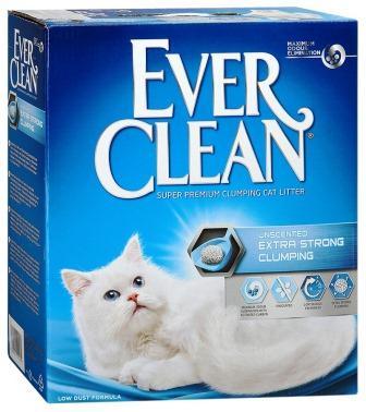 

Наполнитель комкующийся Ever Clean Extra Strong для кошачьего туалета, 6 л