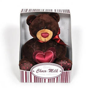 Мягкая игрушка «Orange» (C003/30) медвежонок Choco  с сердечком сидячий, 30 см, фото 2