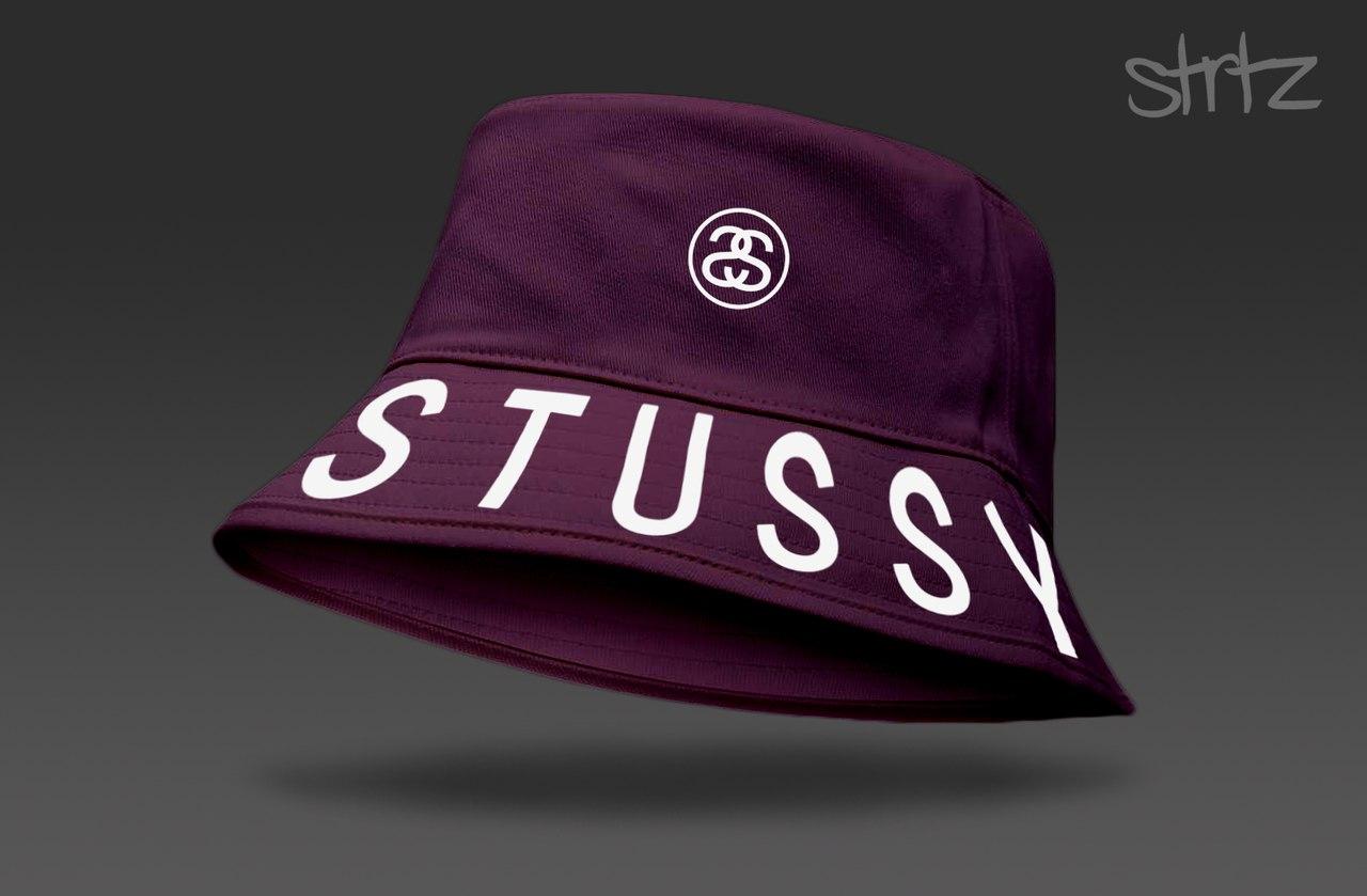 

Молодёжная фиолетовая панама Stussy