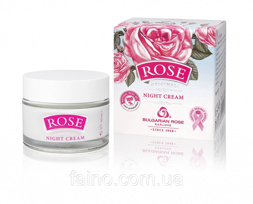 

Ночной крем ROSE Original с розовым маслом Bulgarska Rosa