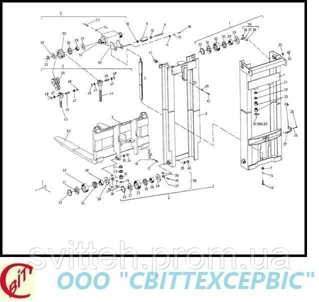 

27 Подъемное устройство на Н2800 вариант 1