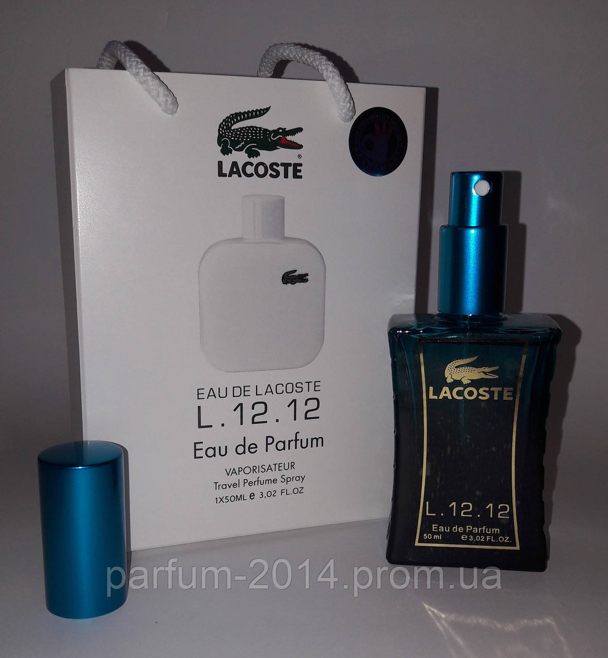 

Мужской мини парфюм лакоста бланк белый Lacoste Eau De L.12.12 Blanc в подарочной упаковке 50 мл (лиц) духи