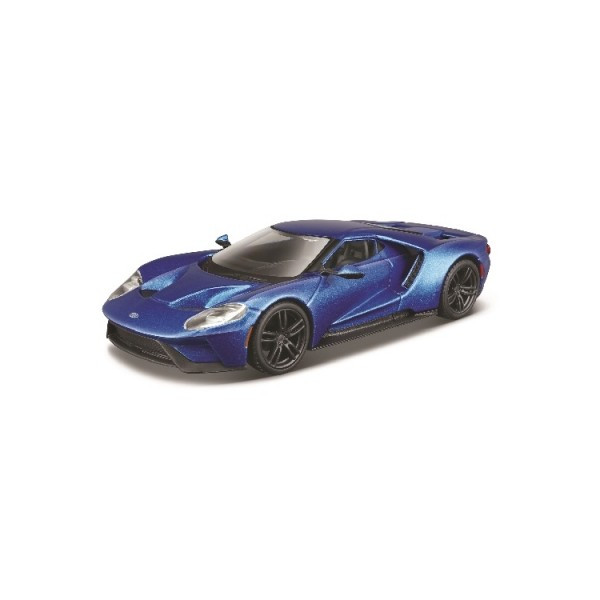 Автомодель - FORD GT (голубой металлик, серебристый металлик, 1:32)18-43043