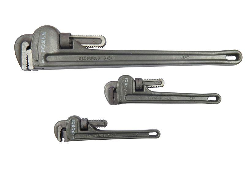 Ключ трубный с алюминиевой рукояткой 14'