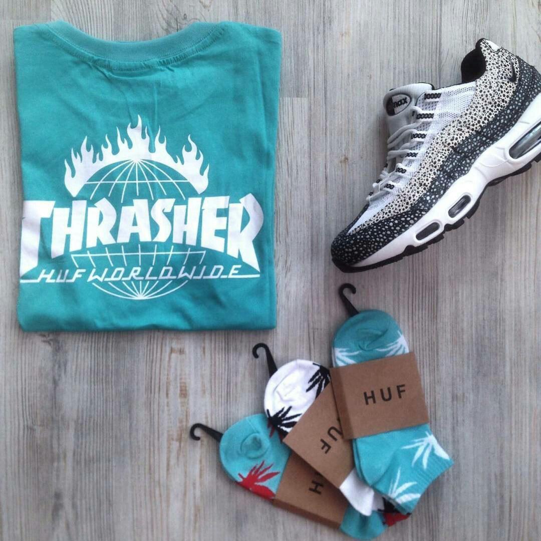 

Футболка Thrasher (Трешер), бирюзовый