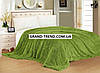 Полуторна покривало на ліжко зеленого забарвлення "East Comfort"
