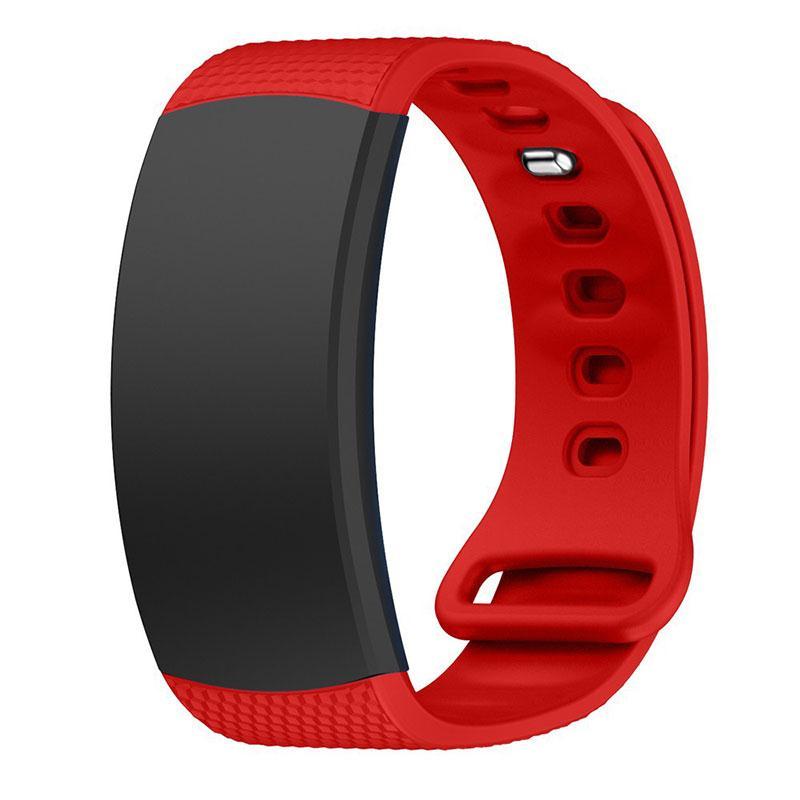 

Силиконовый ремешок Primo для фитнес браслета Samsung Gear Fit 2 / Fit 2 Pro (SM-R360 / R365) - Red S