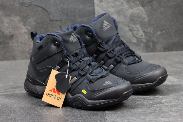 Ботинки мужские на меху Adidas Terrex 455 (темно-синие), ТОП-реплика: продажа, цена в Киеве. ботинки мужские от \