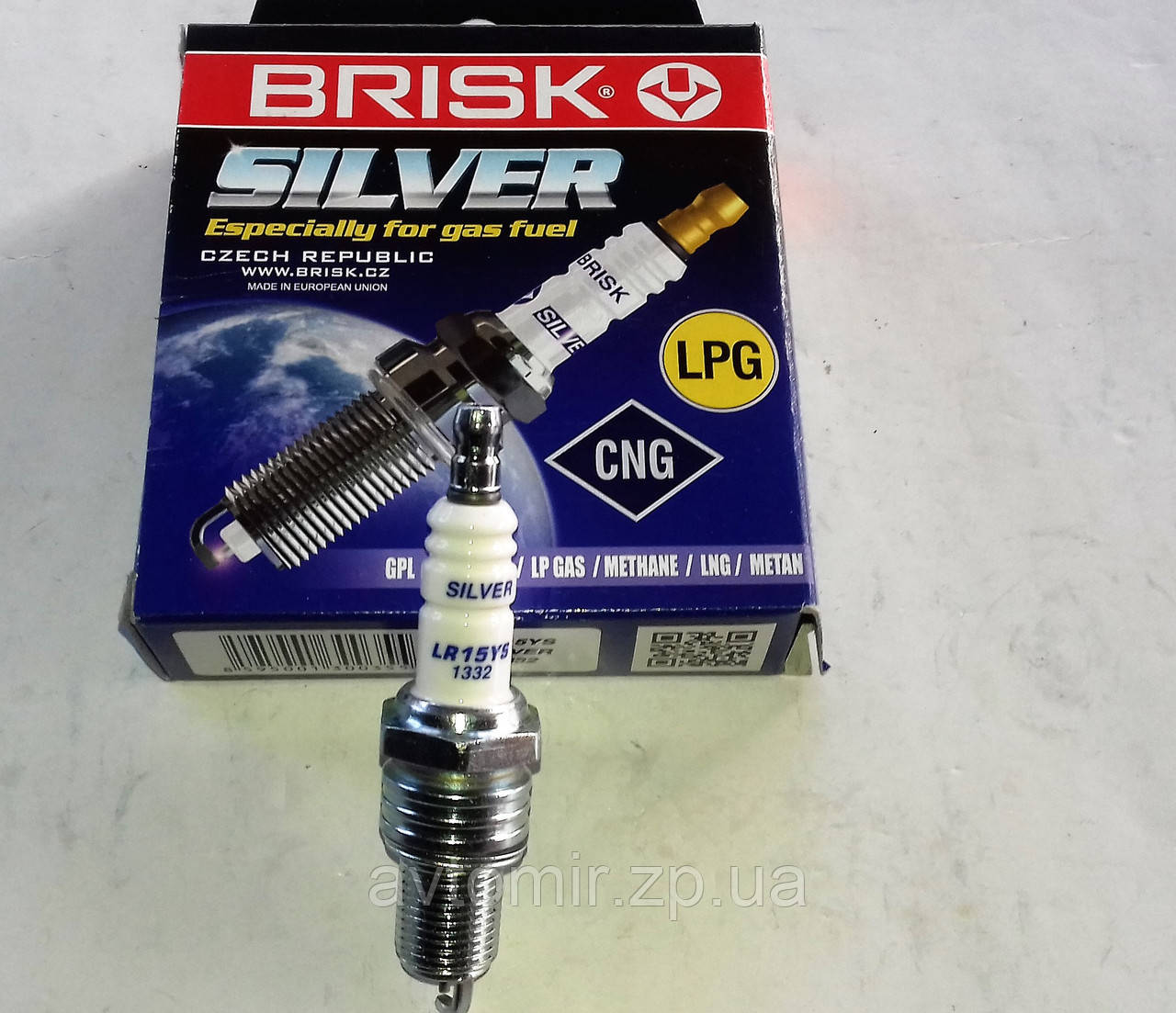 

Свечи Brisk LR15YS Silver ВАЗ 2101-2107, 2108- 21099, 2113 - 2115 ,2121,нива, таврия, Lanos, Sens