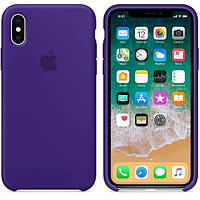 Чохол для iPhone Х/XS Silicone Case бампер (Purple)