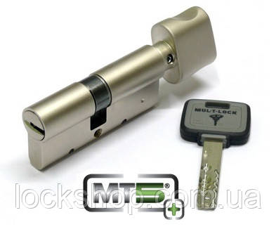 

Цилиндр дверной Mul-T-Lock MT5+ ключ-вороток., 62 мм