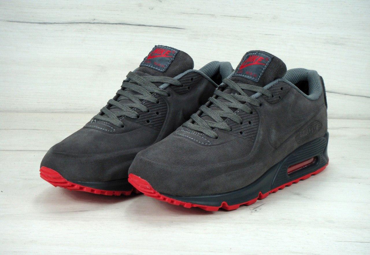 

Кроссовки мужские Nike Air Max 90VT FUR 30590 темно-серые