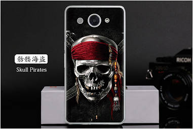 Силіконовий чохол на Huawei Y3 2017 з картинкою череп пірата