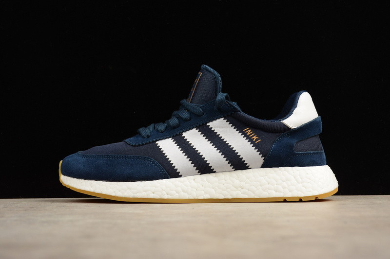 

Кроссовки мужские Adidas Iniki Runner Boost / ADM-2105 (Реплика), Темно-синий