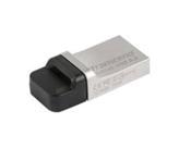 

USB флеш накопитель Transcend 64GB JetFlash OTG 880 Metal Silver USB 3.0 (TS64GJF880S) (TS64GJF880S)