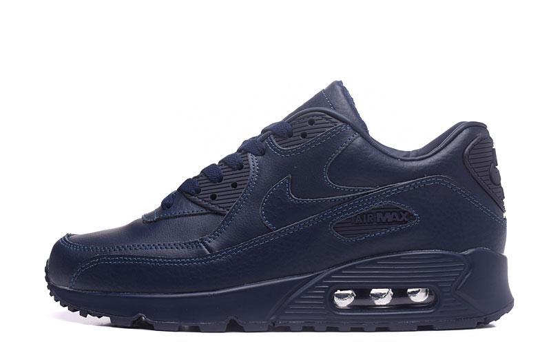 

Кроссовки мужские Nike Air Max 90 / NKR-337 (Реплика), Темно-синий