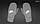 Стильные зимние варежки мужские/женские на флисе Nike черные, фото 6
