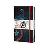 Блокнот Moleskine Limited Avengers (Месники) Середній 240 сторінок в Лінійку Капітан Америка (13х21 см)