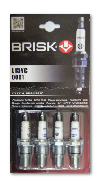 

Свеча зажигания L15YC Super, BRISK (к-т 4 шт.)