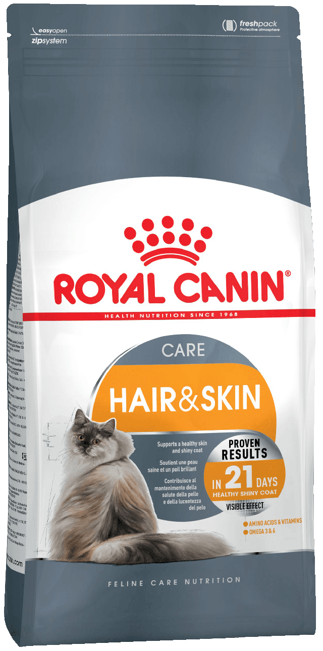 Корм Royal Canin (Роял Канін) HAIR AND SKIN 33 для кішок з проблемною шерстю і чутливою шкірою 